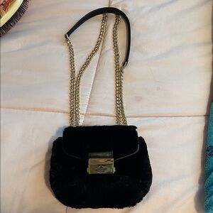 Mini Kate Spade Fur Crossbody Bag